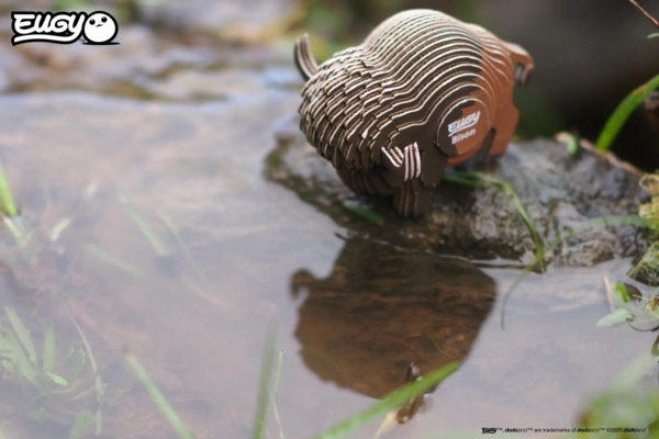 Збірна 3Д модель Eugy Зоопарк Бізон (XEG-045) - Pampik - 7