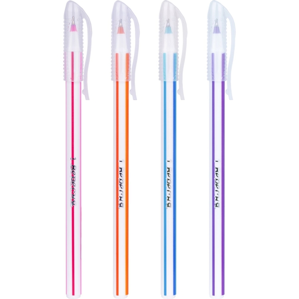 Ручка кулькова 1 Вересня Forum сині чорнила упаковка 30 шт. (411137) - Pampik