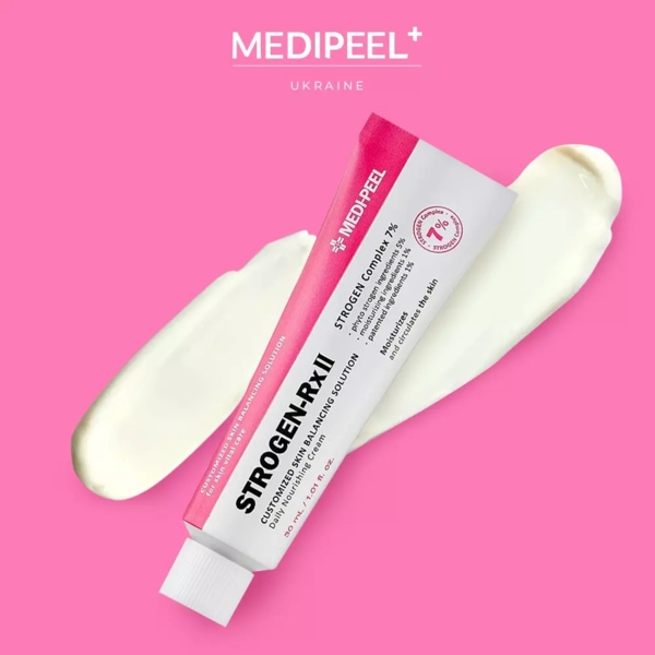 Крем для лица Medi-Peel Strogen-Rx II Cream регенерирующий с комплексом фитоэстрогенов 30 мл - Pampik - 4
