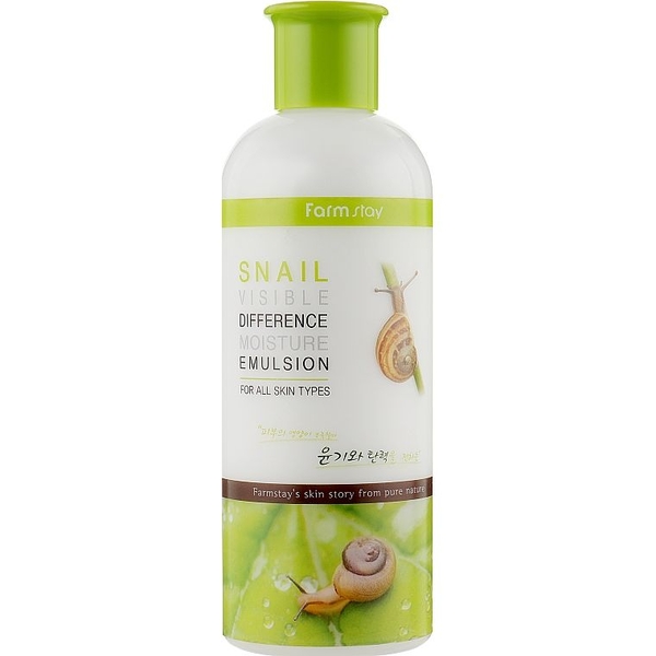 Увлажняющая эмульсия FarmStay Visible Difference Moisture Emulsion с экстрактом улитки 350 мл - Pampik