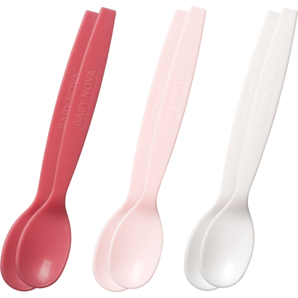 Набір ложок Baby-Nova для дівчинки, 6 шт. (3965032) - Pampik - 2