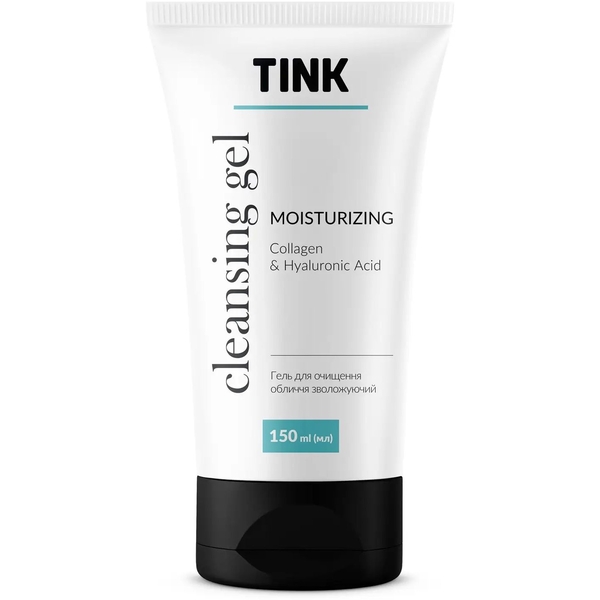 Гель для очистки лица Tink увлажняющий Коллаген-гиалуроновая кислота 150 мл - Pampik