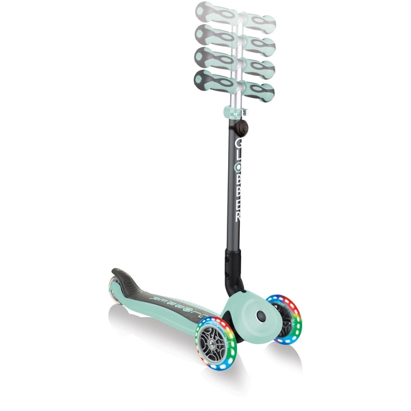 Самокат Globber Go Up Deluxe Lights 5 в 1, до 20/50 кг, 1+ лет, м'ятний (646-206) - Pampik - 9