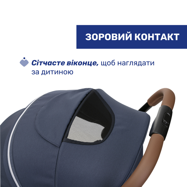 Прогулянкова коляска Chicco Goody XPlus синя (87040.38.07) - Pampik - 9