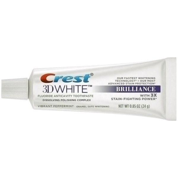 Відбілююча зубна паста Crest 3D White Brilliance Vibrant Peppermint, 24 г - Pampik