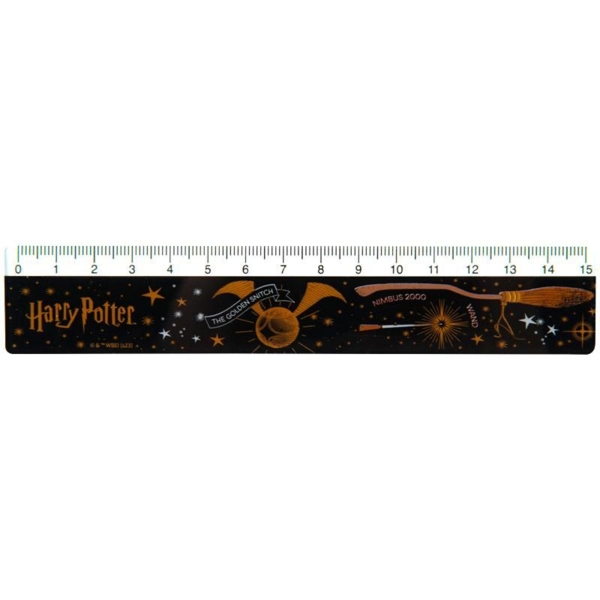 Лінійка пластикова Kite Harry Potter 15 см (HP23-090) - Pampik