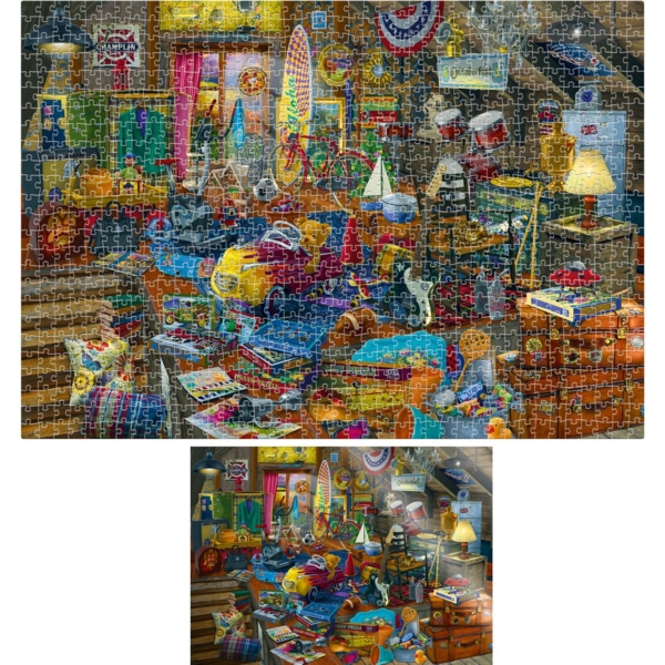 Пазли De.tail Дитяча кімната, 1000 елементів (DT1000-09) - Pampik - 2