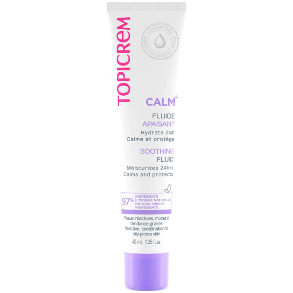 Флюид для лица Topicrem Calm+ Ultra Moisturizing Soothing Fluid успокаивающий 40 мл - Pampik