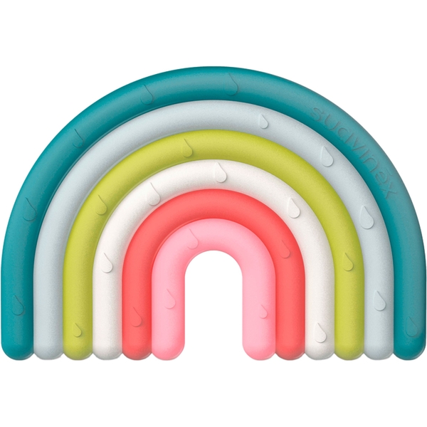 Прорізувач силіконовий Suavinex Step 1, з бульбашками, мультиколір (401432) - Pampik