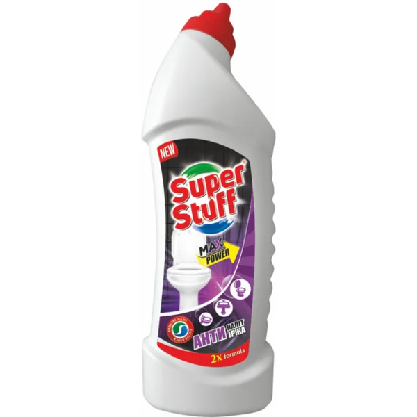 Гель для чистки унитазов SuperStuff Max Power, 1 л - Pampik