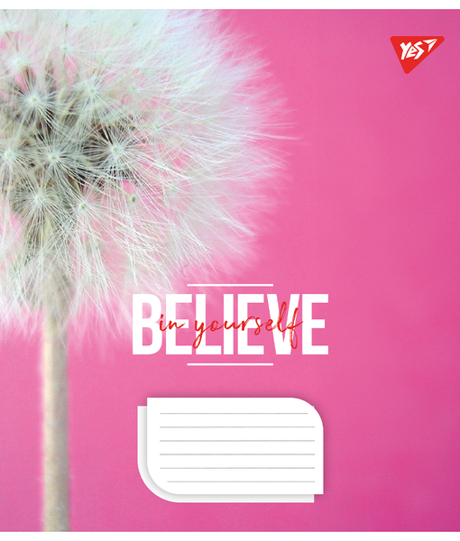 Набір зошитів Yes Believe in yourself А5, в клітинку, 48 аркушів, 10 шт. (767104) - Pampik - 5