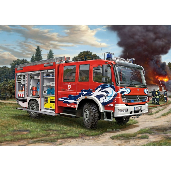 Збірна модель Revell Пожежна машина цистерна TLF 16/25 рівень 5, масштаб 1:24, 228 деталей (RVL-07586) - Pampik - 11