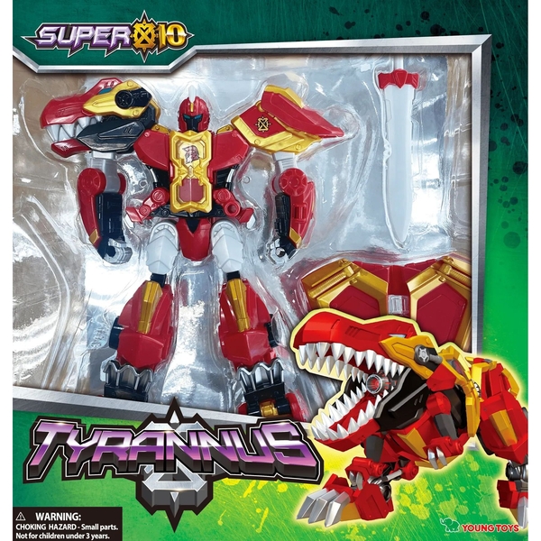 Игрушка-трансформер Super10 Тиранус 20 см (314059) - Pampik