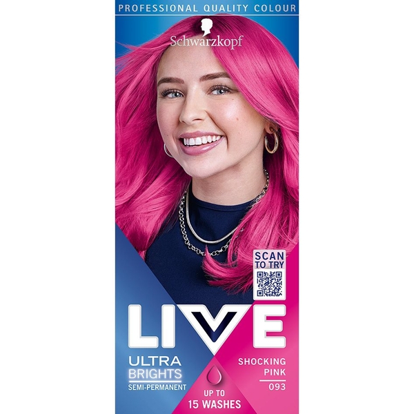Фарба для волосся Schwarzkopf Live Ultra Brights 093 Shoking Pink - Pampik - 2