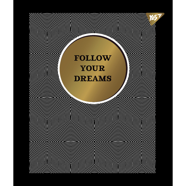 Набор тетрадей Yes Good vibes Pantone Gold А5, в клетку, 96 листов, 5 шт. (766903) - Pampik - 3