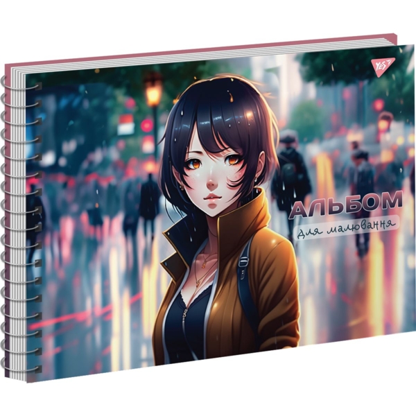 Альбом для малювання Yes Girls A4, 30 аркушів, спіраль, в асортименті (130570) - Pampik - 3