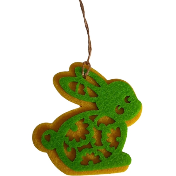 Зайка Аплі Краплі из фетра - Pampik