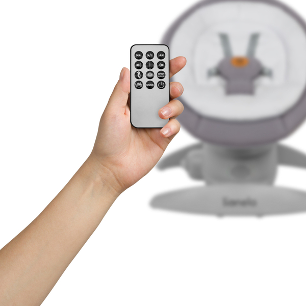 Крісло-гойдалка Lionelo Mell Grey Stone, сірий - Pampik - 11