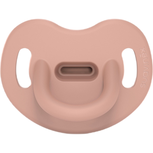 Пустушка Suavinex Colour Essence силіконова анатомічна, 0-6 місяців, нюдовий (308086) - Pampik