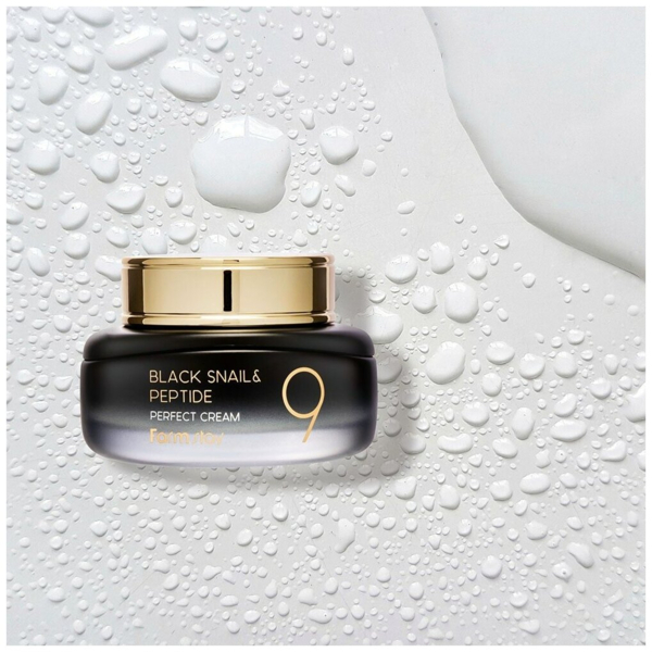 Крем для лица FarmStay Black Snail & Peptide 9 Perfect Cream 55 мл - Pampik - 5