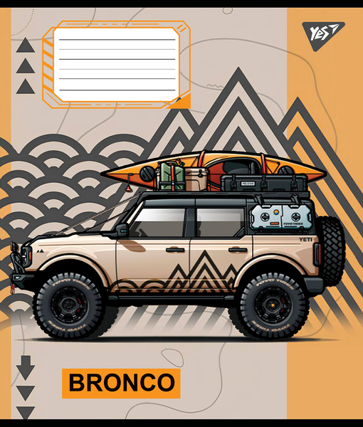 Набор тетрадей Yes Off road vehicle А5, в клетку, 60 листов, 10 шт. (767401) - Pampik - 5