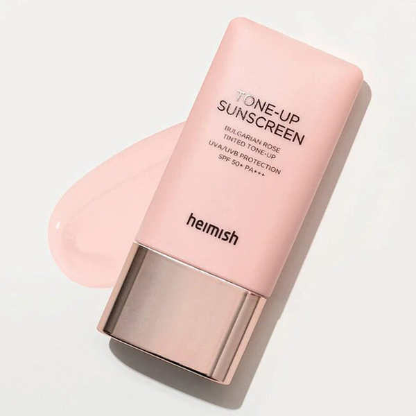 Тонуючий сонцезахисний крем для обличчя Heimish Bulgarian Rose Tone-up Sunscreen SPF 50+ PA+++ - 30 мл - Pampik - 7