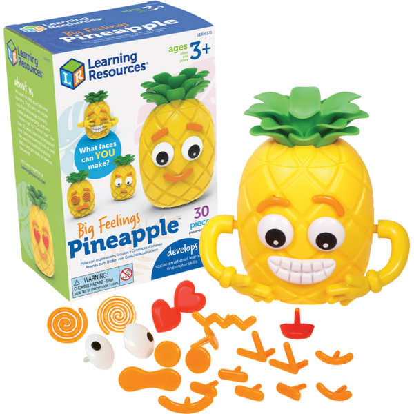 Навчальний ігровий набір Learning Resources Big Feeling Pineapple Що відчуває ананас (LER6373) - Pampik