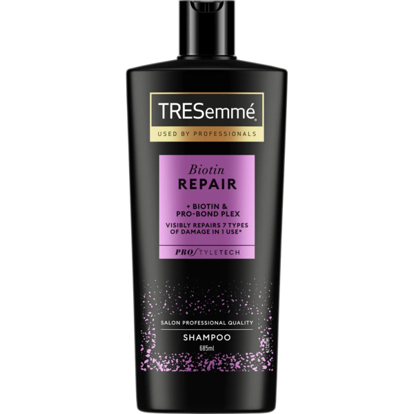 Шампунь для волос TRESemme Biotin Repair восстанавливающий для поврежденных волос, 685 мл - Pampik