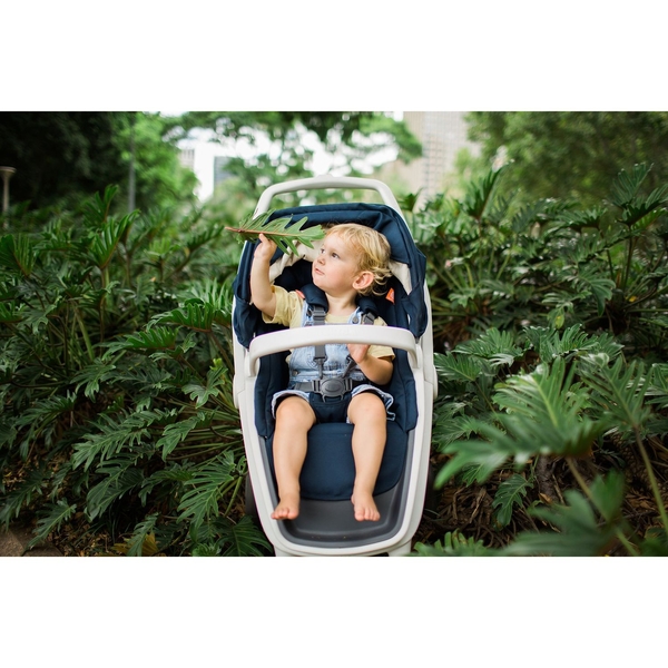 Прогулянкова коляска Greentom Classic Blue-White (8718858972319) - Pampik - 7