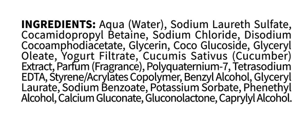 Крем-гель для душу Dicora Urban Fit Протеїновий йогурт та огірок, 750 мл - Pampik - 3