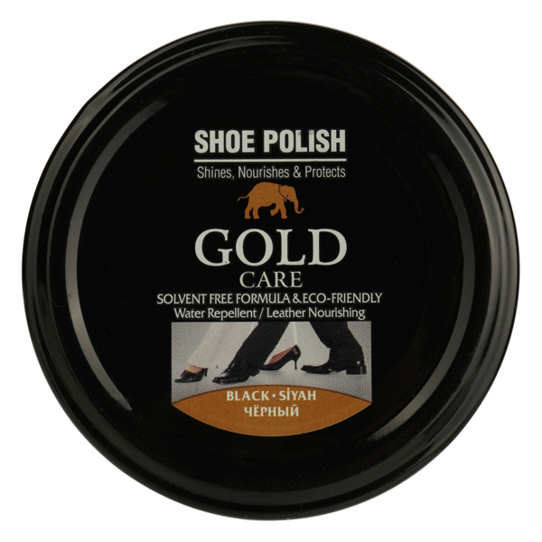 Паста для обуви Goldcare в банке, 50 мл, черная - Pampik