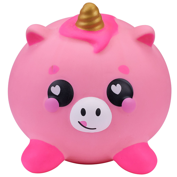 Игрушка-антистресс Smooshzees Luvzees Единорог Цаппи коллекционная розовая (8225) - Pampik
