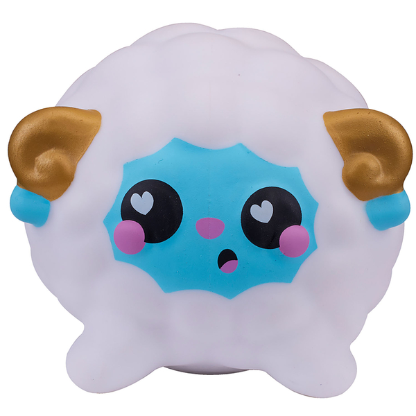 Игрушка-антистресс Smooshzees Luvzees Баранчик Блепо коллекционная белая (8229) - Pampik