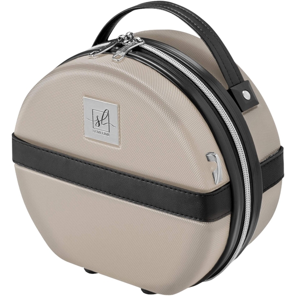 Бьюти-кейс Semi Line 5L Champagne/Black (T5674-1) - Pampik