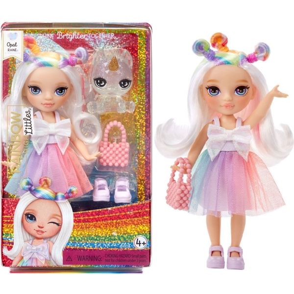 Лялька Rainbow High Littles Opal Raine з аксесуарами, 15 см (531203) - Pampik