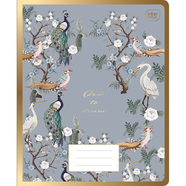 Набір зошитів учнівських Interdruk Premium Paradise 2 А5 в клітинку, 48 аркушів, 4 шт. (354501-4) - Pampik - 2