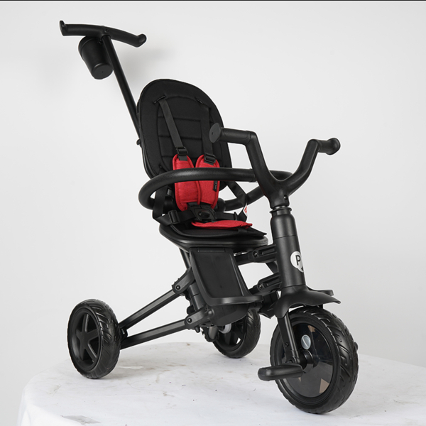 Велосипед складаний триколісний дитячий Qplay Nova Niello Red (S700-12Nova+EvaRed) - Pampik - 13