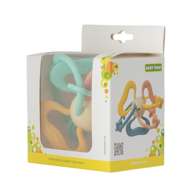 Прорізувач-брязкальце Baby Team Розвивайка (4040) - Pampik - 4