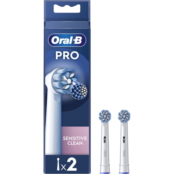 Змінні насадки до електричної зубної щітки Oral-B Pro Sensitive Clean EB60X, 2 шт. - Pampik