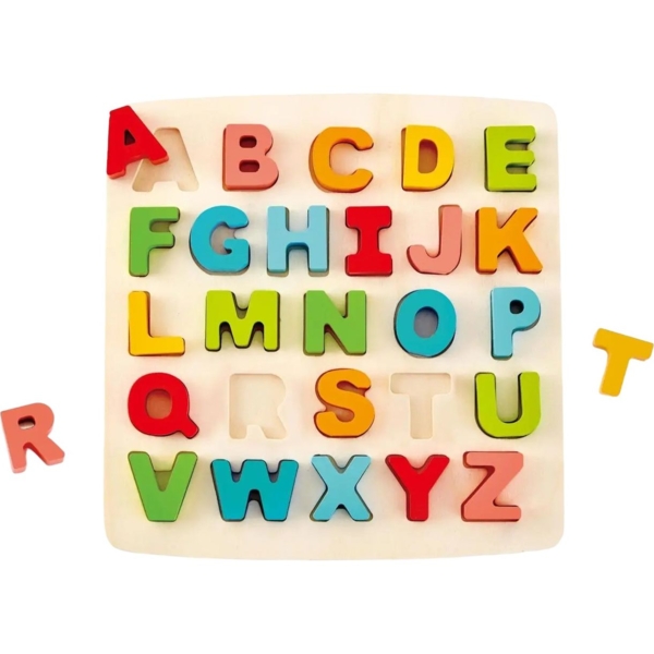Деревянный пазл Hape Английский алфавит (E1551) - Pampik