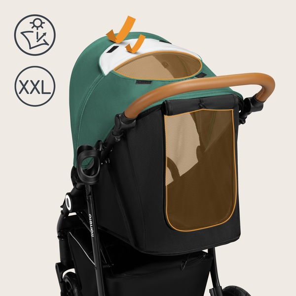 Прогулянкова коляска Lionelo Natt Green Emerald - Pampik - 15