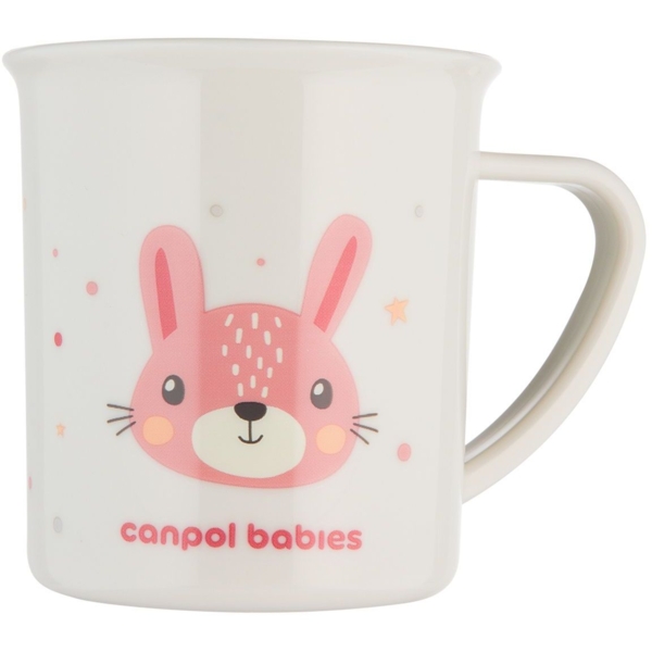 Кружка Canpol babies Cute Animals, 170 мл, рожева (4/413_pin2) - Pampik