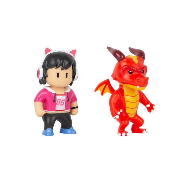 Набор коллекционных фигурок Stumble Guys Оператор Джина и Дракон Инферно, 2 шт. х 6 см (SG2015-7) - Pampik - 3