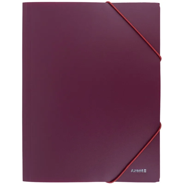Папка на резинке Axent Earth, А4 бордо (1504-14-A) - Pampik