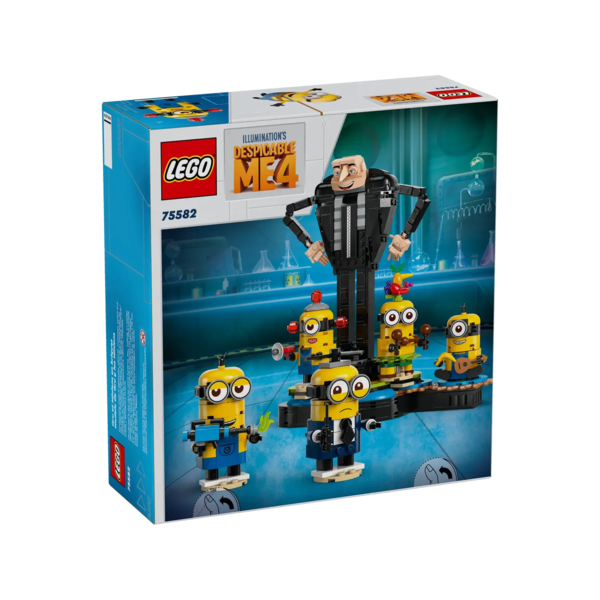 Конструктор LEGO Despicable Me Ґру й посіпаки з кубиків, 839 деталей (75582) - Pampik - 8