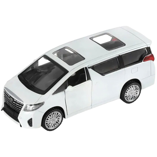 Автомодель TechnoDrive Toyota Alphard біла (KM6011Bl) - Pampik