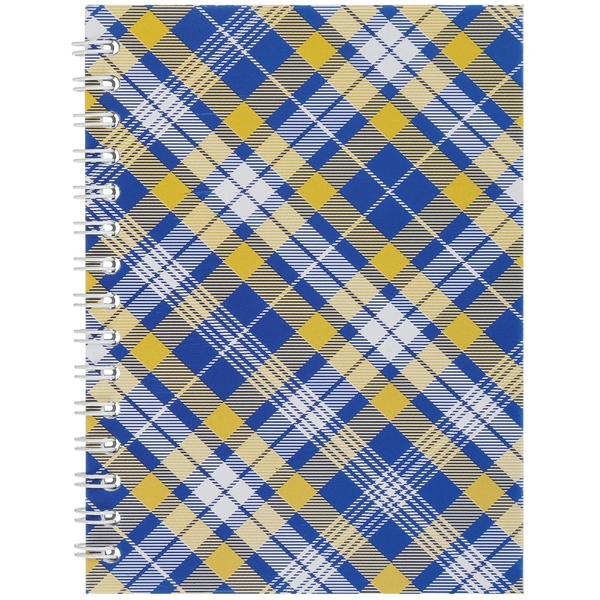 Тетрадь Buromax Shotlandka на пружине А5, 48 листов синяя (BM.2591-02) - Pampik