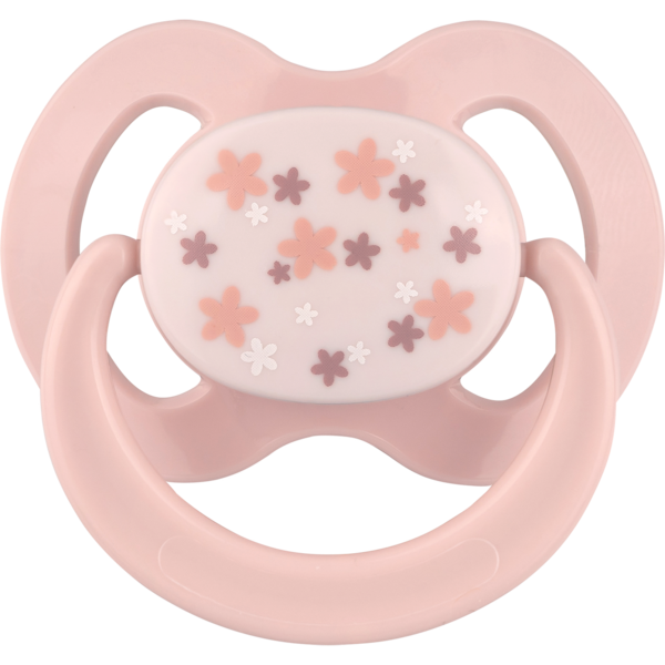 Пустышка плоская Baby-Nova с рисунком и кольцом, силикон, 2 шт. (3962313) - Pampik - 2