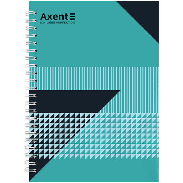 Блокнот на спирали Axent №17 клетка 96 листов (8032-17-A) - Pampik