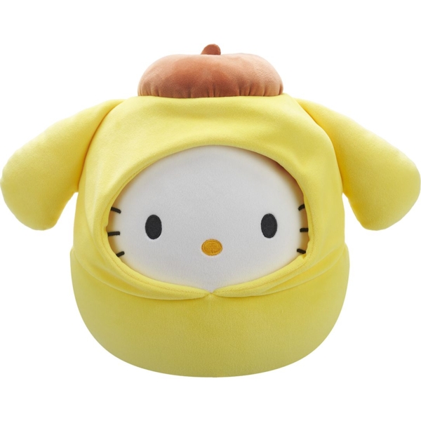 М'яка іграшка Squishmallows Hello Kitty Хелоу Кітті в образі Помпомпурін, 20 см (SQSN00387) - Pampik